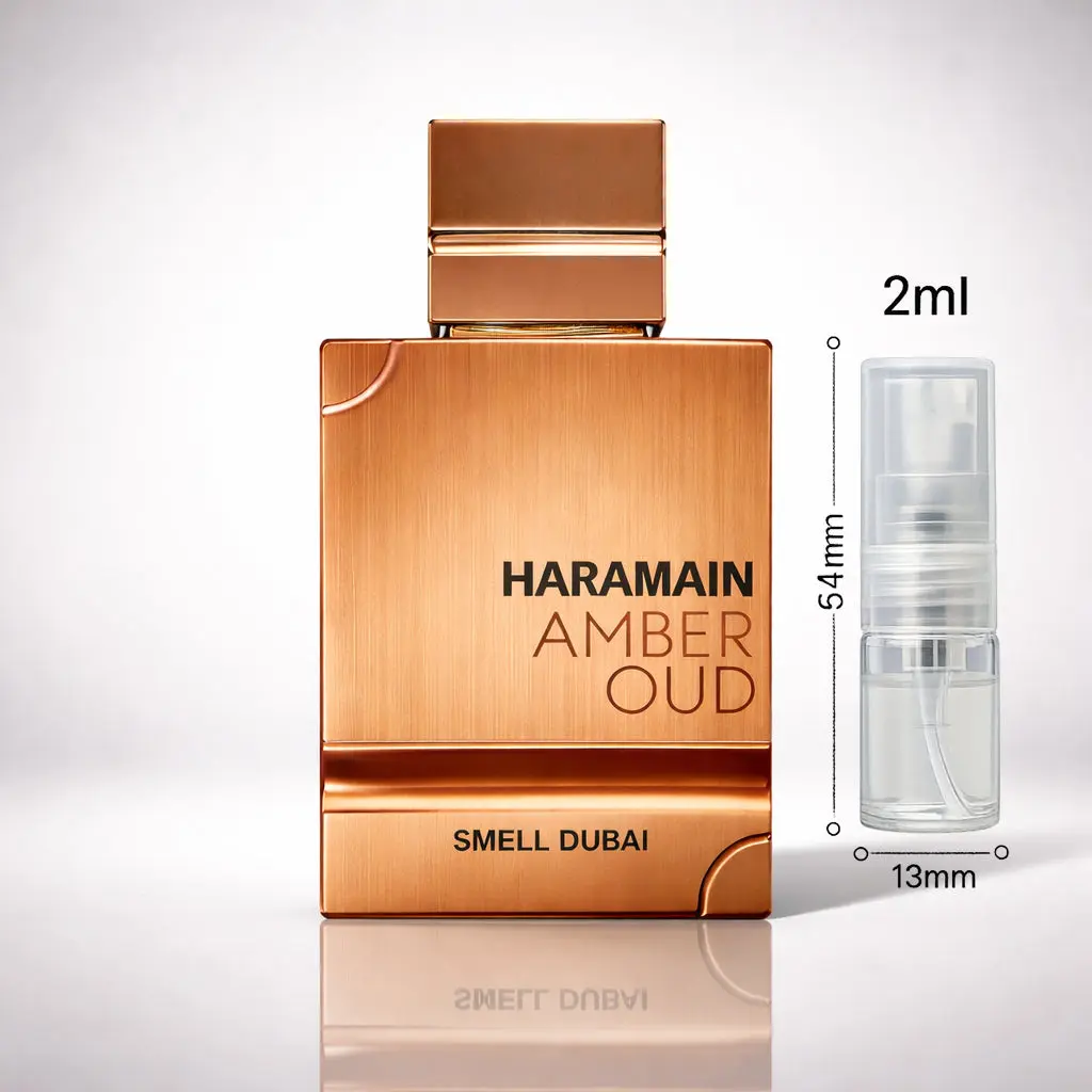 Amber Oud Smell Dubai - Al Haramain - Sample - Image 3