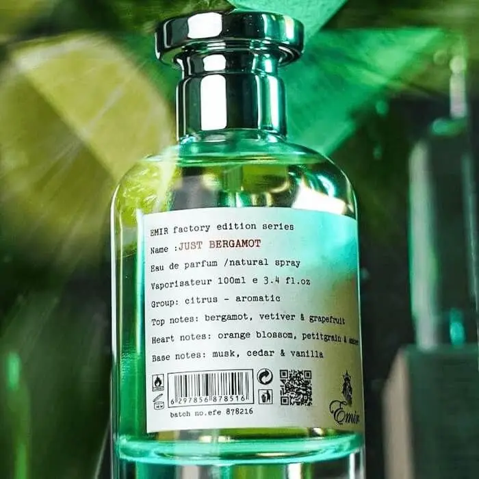 Just Bergamot - Emir - Sample